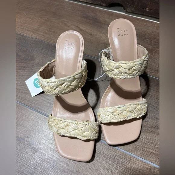 NWT! A New Day Straw Detail Women’s Sandals Size 8.5. - Picture 7 of 7